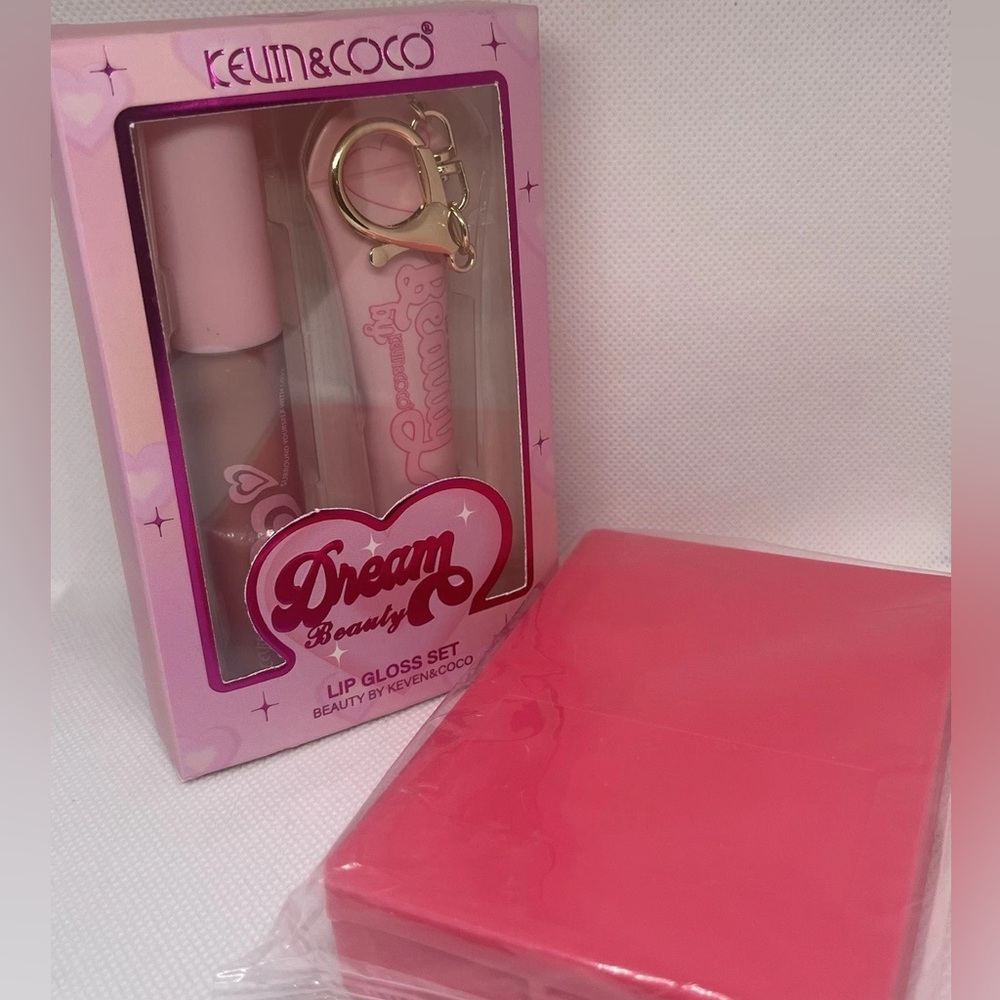 KEVIN&COCO Pink Lip Gloss Set